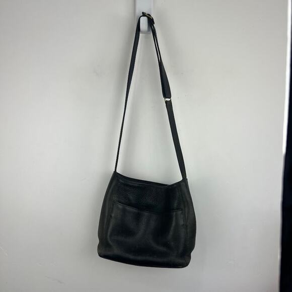 Vintage Coach Pebbled Leather 4920 hobo over the shoulder bag 3 sections - Picture 3 of 15